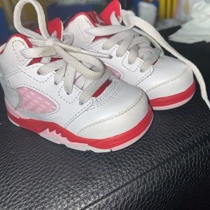 Air Jordan 5 retro TD Pink and Red . Size 4C